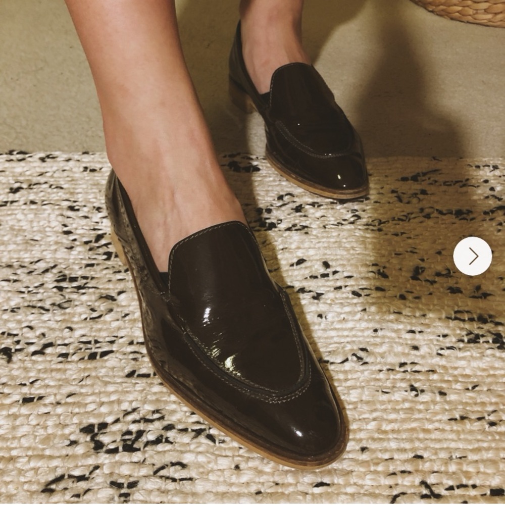 Everlane- The Modern Loafer Patent Brown